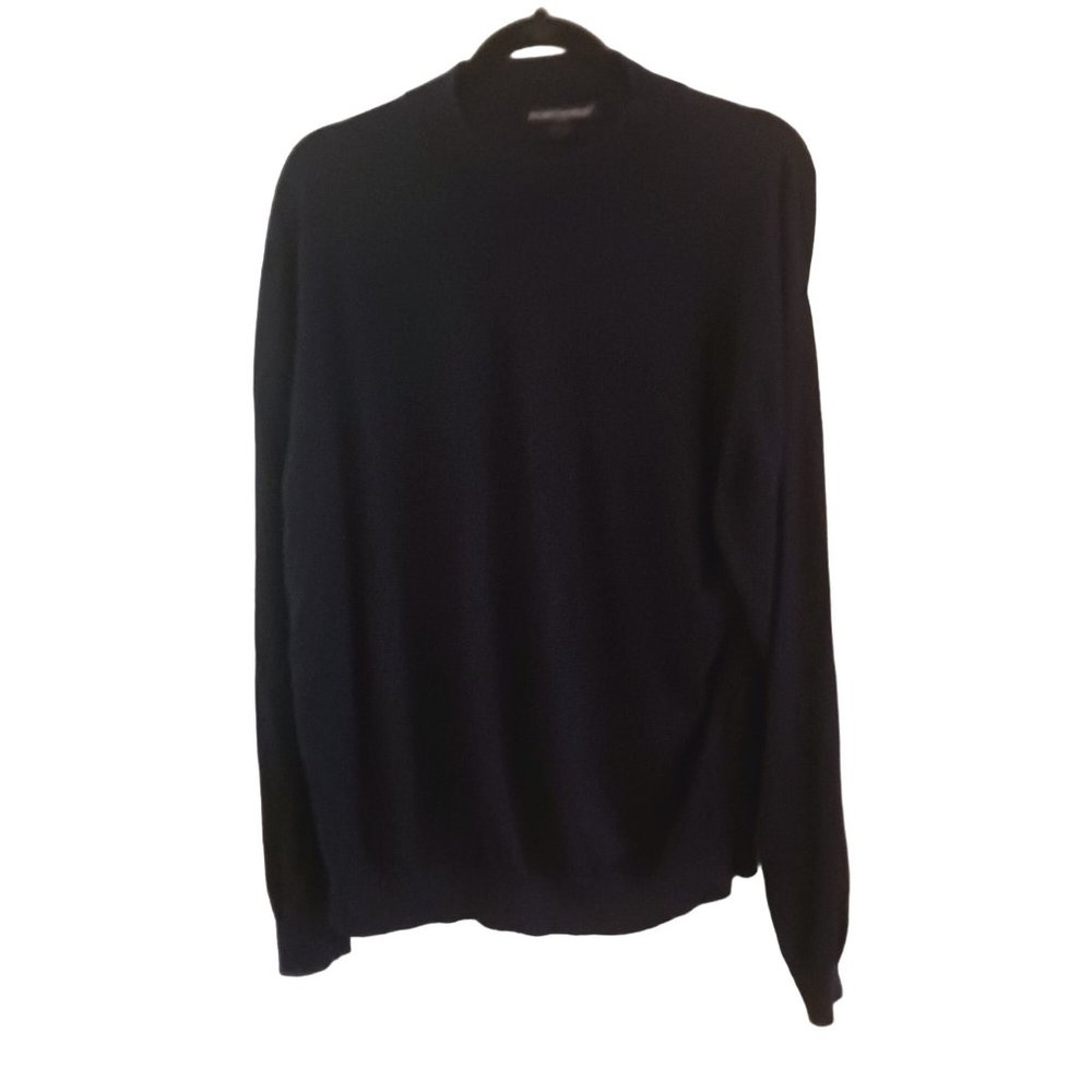 Portocruz sweater, black, size large, men's